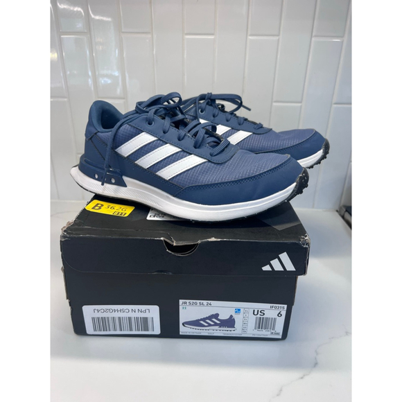 Adidas Other - Adidas Youth Golf Shoes Spikeless Sneakers Big Kid 6 Blue